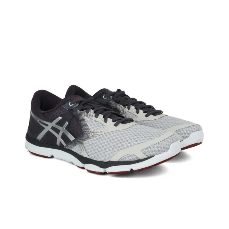 Asics 33-DFA Wear-Resistant Low-Top Running Shoes Men's Gray Black Silver-2