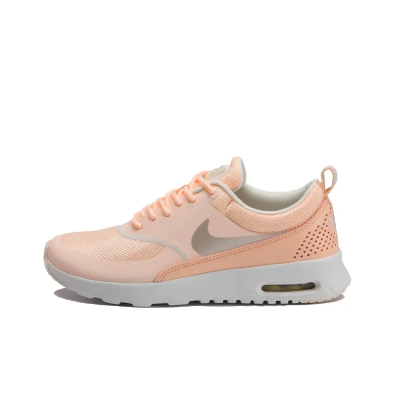 Nike Air Max Thea Cushioned Wear-Resistant Lightweight Low-Top Casual Shoes GS Orange Pink-0