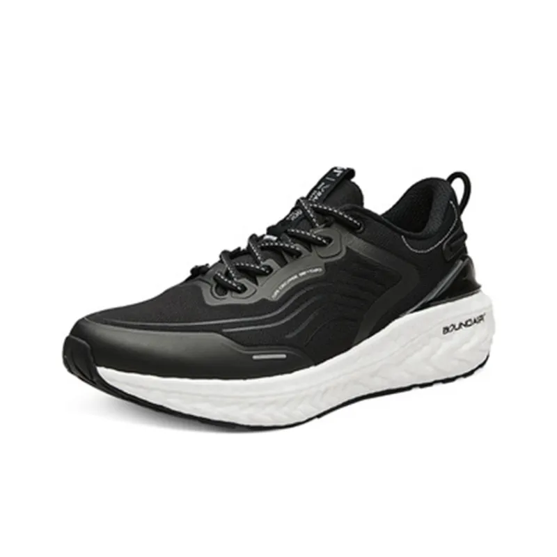 361° Popping Foam Low Top Running Shoes Men's Black White-1