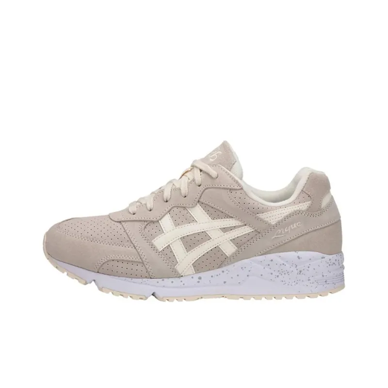 Asics Gel Lique Running Shoes Unisex Low Top Milk Tea Beige-0