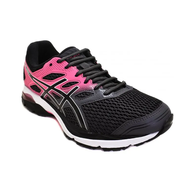 Asics Gel-Shogun 2 Cushioned Wear-Resistant Slip-Resistant Low-Top Running Shoes Women's Black Pink-2