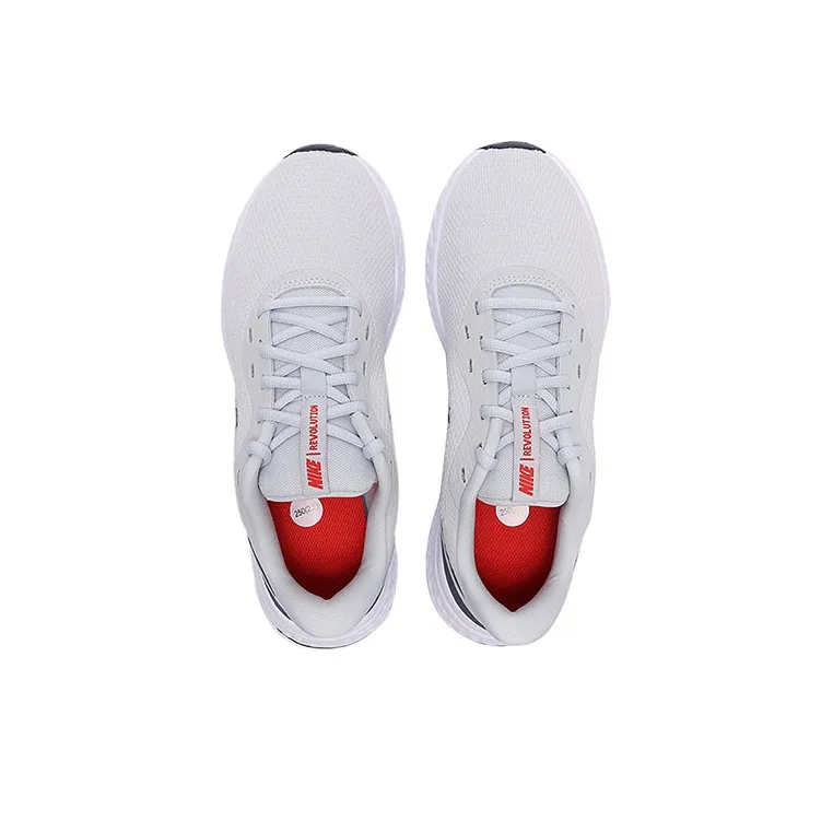 Nike Revolution 5 Premium Pure Platinum Thunder Blue-3