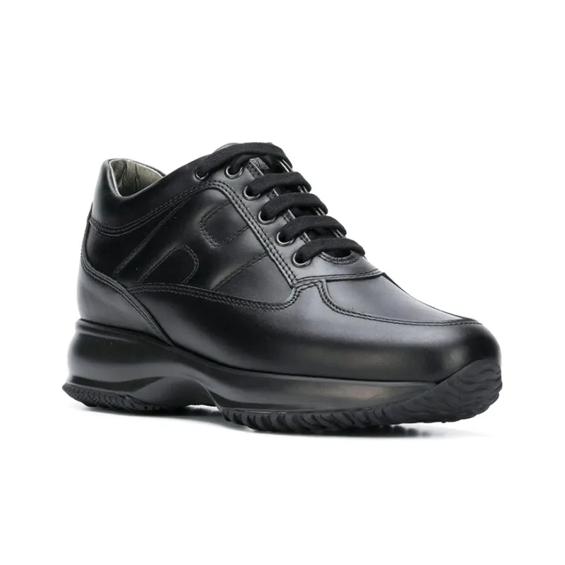 HOGAN Interactive Low Top Casual Shoes Women's Black-1