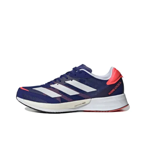 Adidas Adizero Adios 6 Running Shoes Men Low-Top Indigo