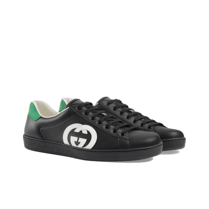 GUCCI Ace 'Interlocking G Black White'-1