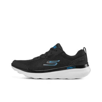 Skechers Go Run Motion Cushioning Anti Slip And Wear Resistant Low Top Running Shoes Men's Black