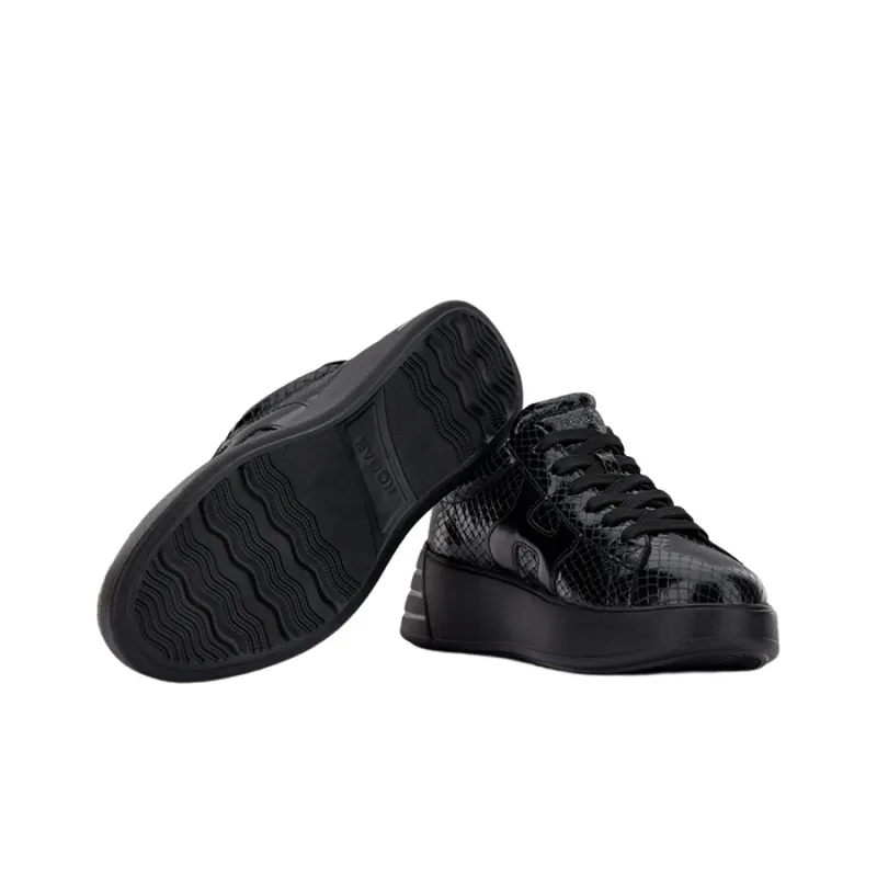 HOGAN Rebel Casual Shoes Women's Low-Top Black-4