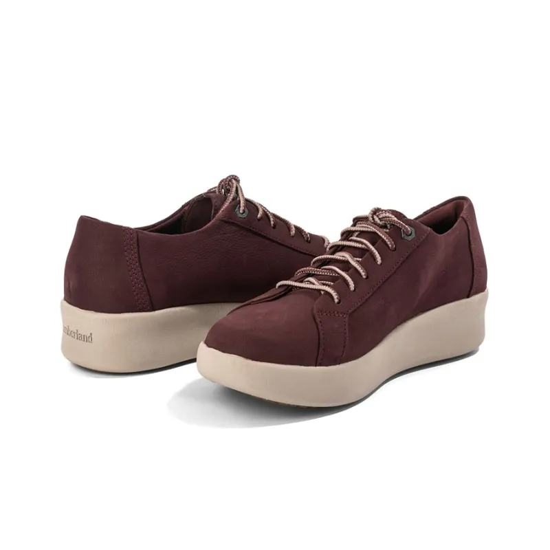 Timberland Berlin Park Running Shoes Women's Low Top Burgundy/White-3