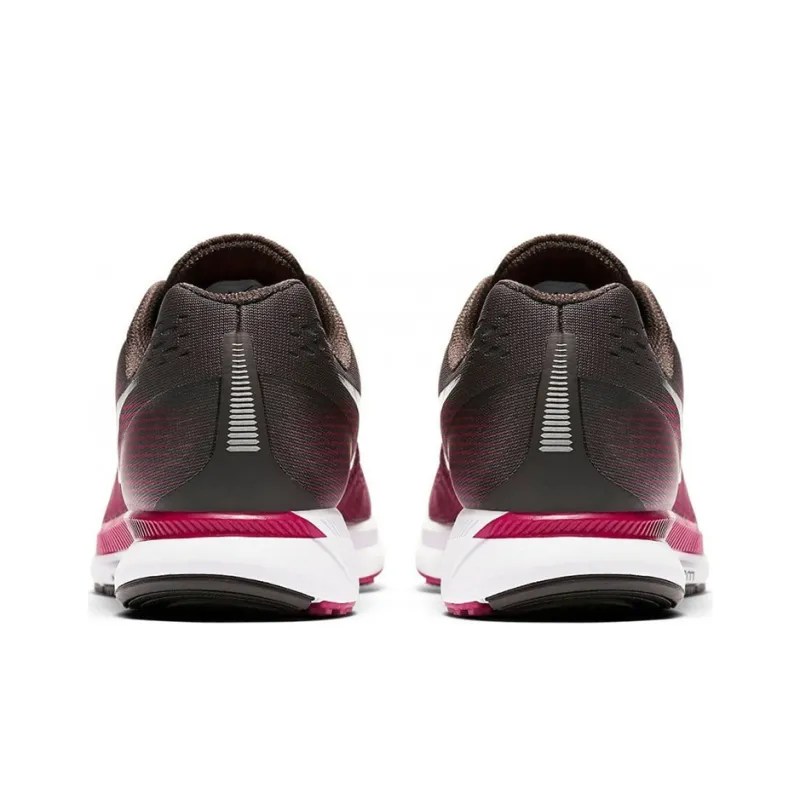 Nike Pegasus 34 Running Shoes Women's Low Top Black/Purple/White-4