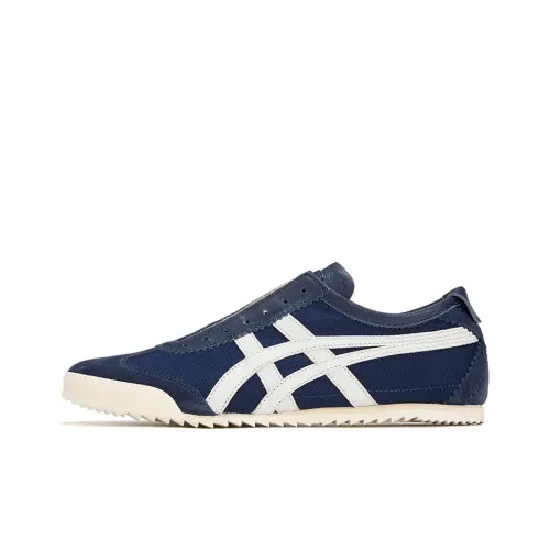 Onitsuka Tiger Running Shoes Women's Low-Top Navy Blue