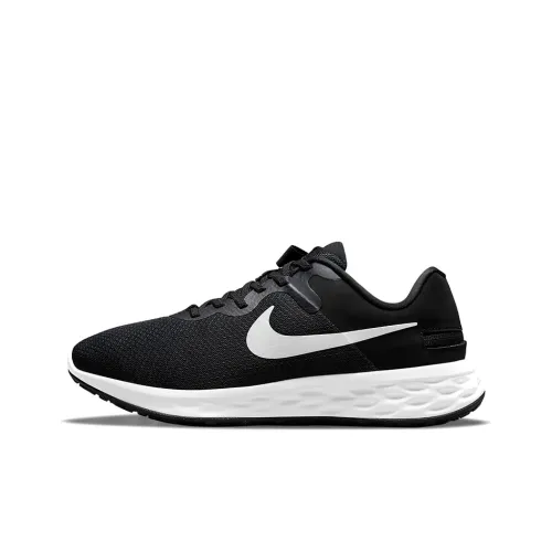 Nike REVOLUTION 6 Running Shoes Men Low-Top Black/White