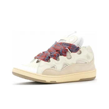 Lanvin Curb Sneakers White