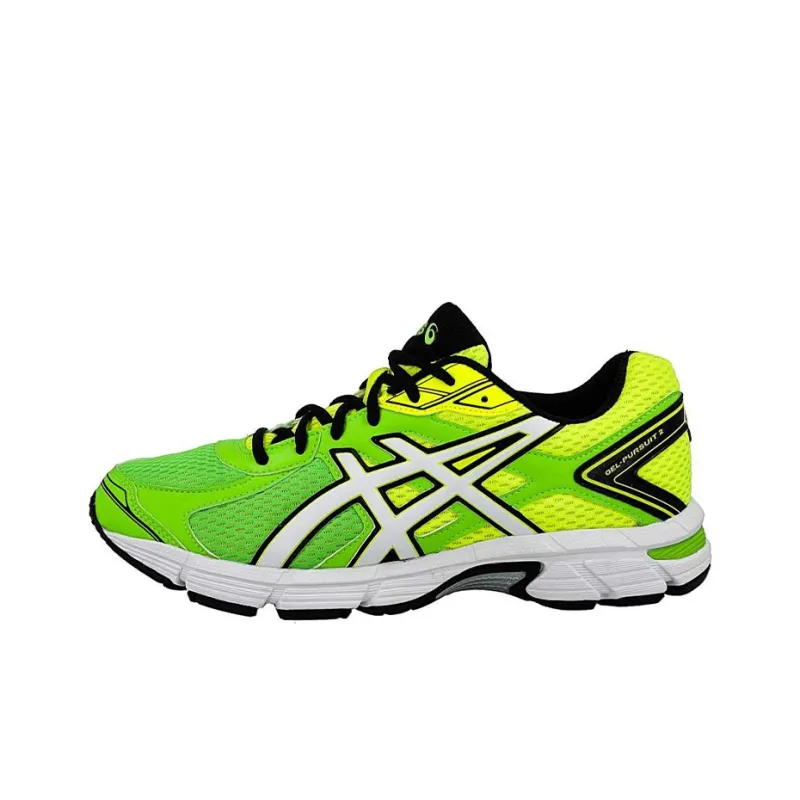 Asics GEL-PURSUIT 2 Slip-Resistant Breathable Low-Top Running Shoes Men's Green White-0