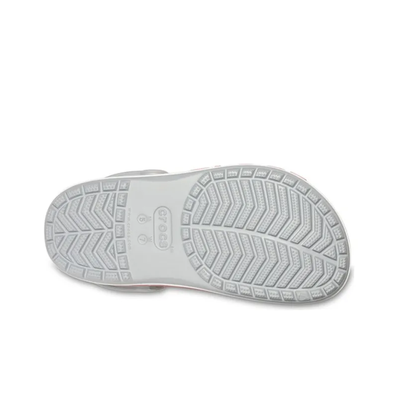 Crocs Bayaband Beach Light Grey Flowers Sandals-4