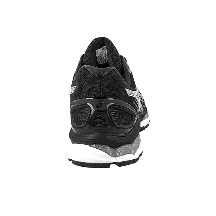 Asics GEL-Nimbus 17 Anti-Slip Wear-Resistant Low-Top Running Shoes Men's Black White-3