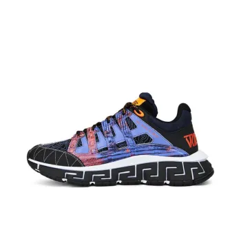 VERSACE Trigreca Black Bright Orange Powder Blue