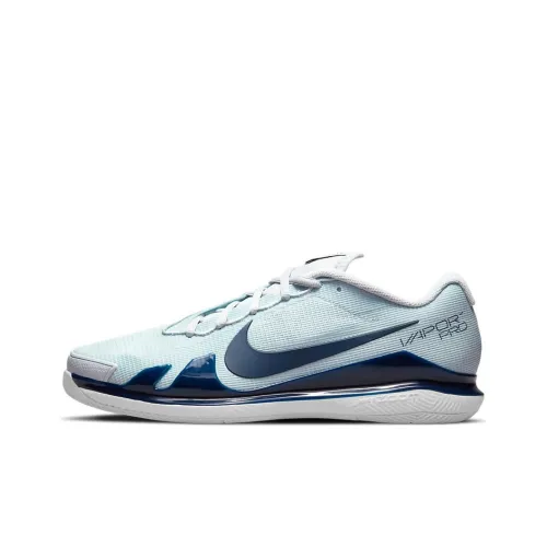 Nike Air Zoom Vapor Pro Tennis Shoes Men Low-Top White/Blue