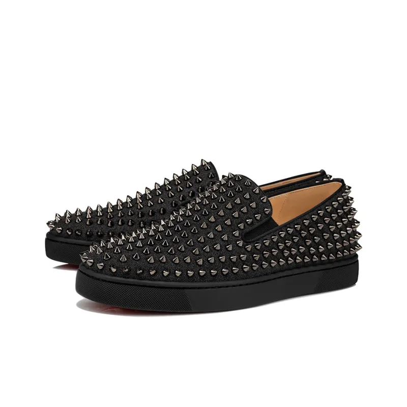 CL Roller boat Low Top Skateboard Shoes Men's Black-1
