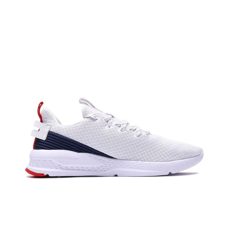 Erke Low Top Running Shoes Men's True White-1
