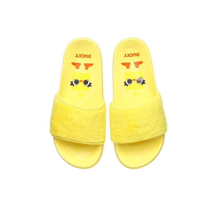 Disney x LiNing Rubber Sole Slide Slippers Women's Yellow-2