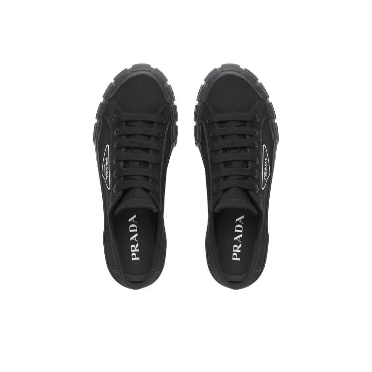 PRADA Gabardine Wheel Low 'Black'-3