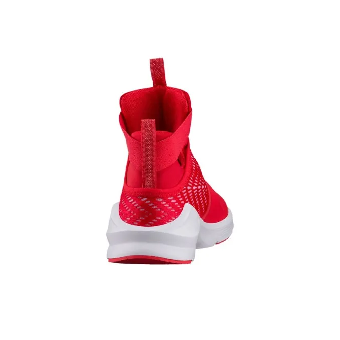 PUMA Fierce Strap Swirl Anti-Slip Wear-Resistant Lightweight Breathable High-Top Running Shoes Women's Pink-4