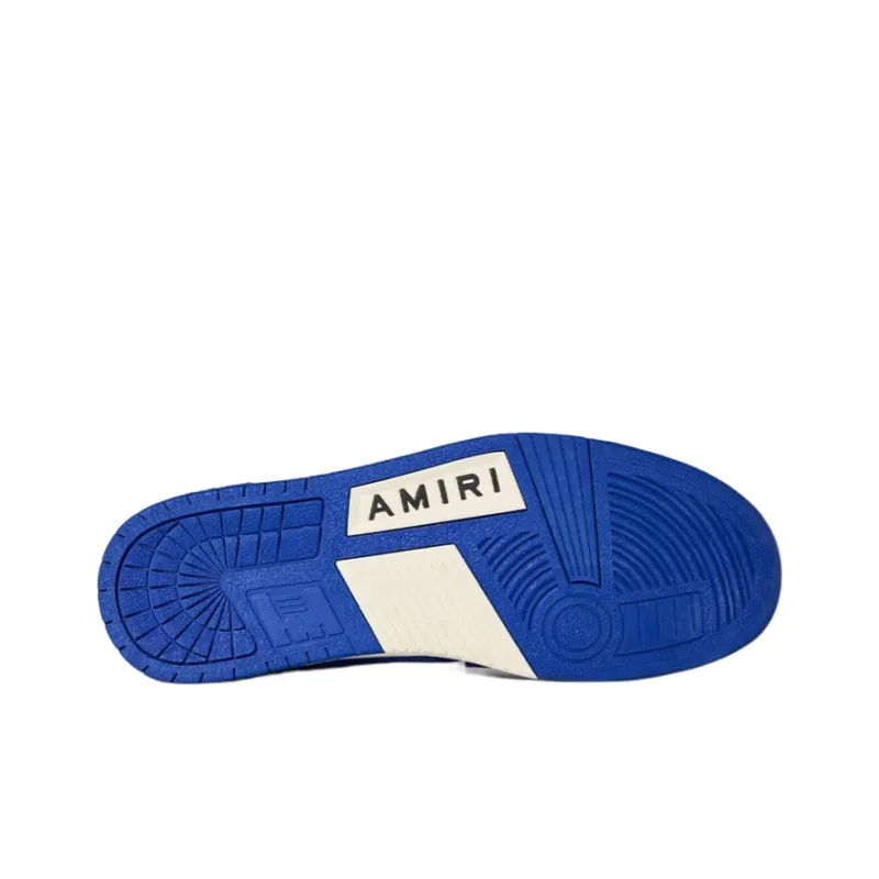AMIRI Skel Top Hi Bandana White Blue-4