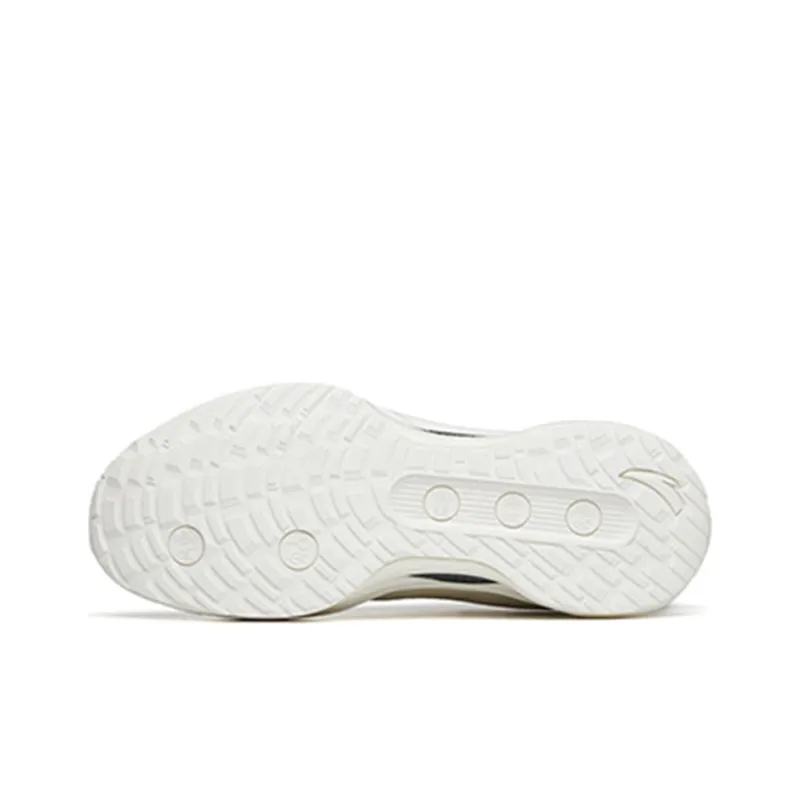 Anta Cushioning Anti Slip And Wear Resistant Low Top Running Shoes Men's White-5