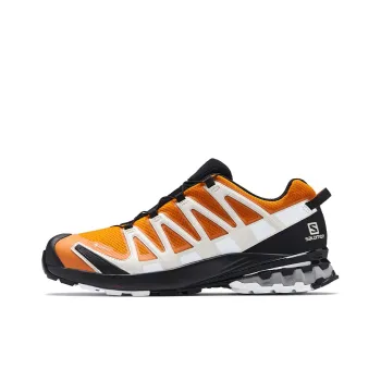 SALOMON XA Pro 3D V8 Cushioning Anti Slip And Wear Resistant Low Top Hiking Shoes Mandarin Orange Jam Color
