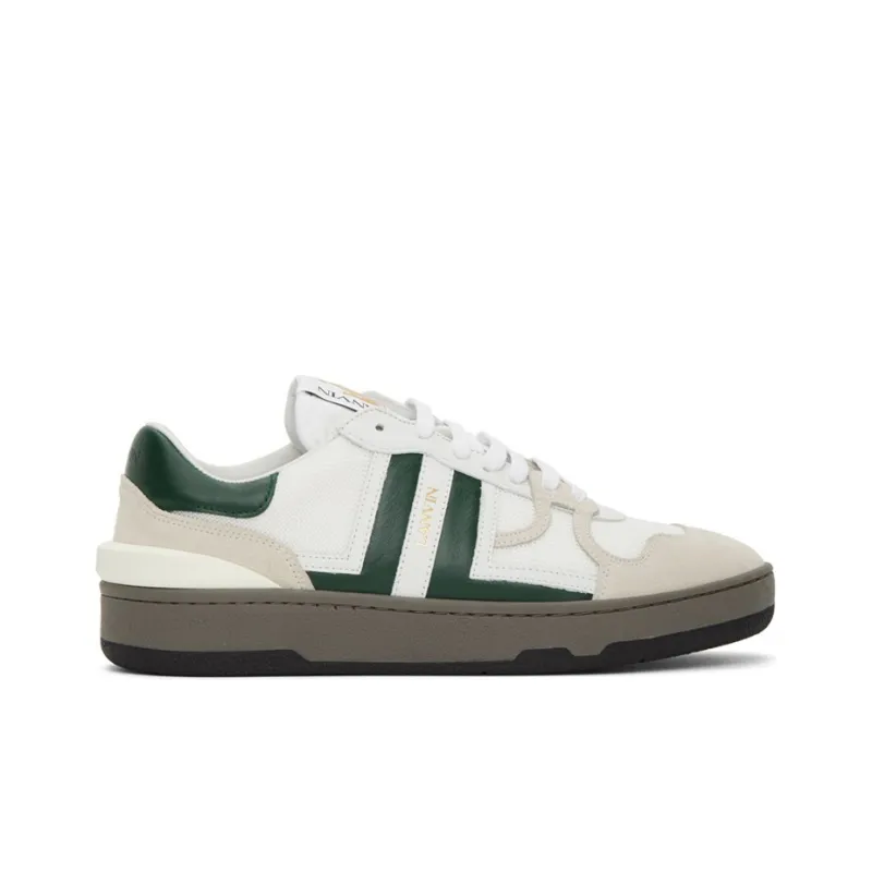 Lanvin Clay Low Top Stylish Skateboarding Shoes Women's White Green-1