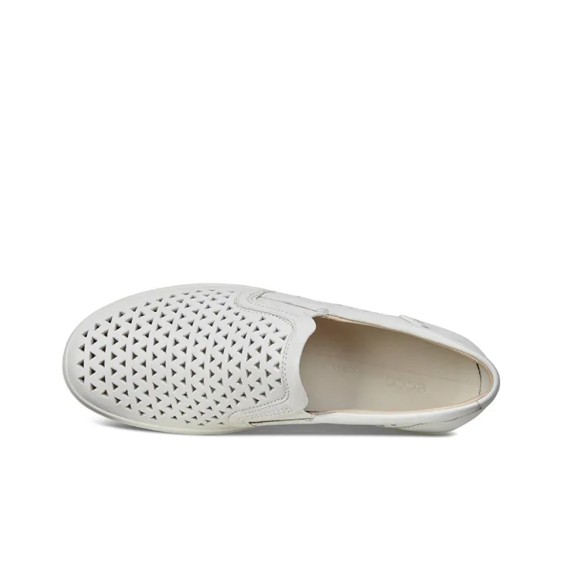 Ecco Soft 7 Skateboard Shoes Women's Low-Top White-2