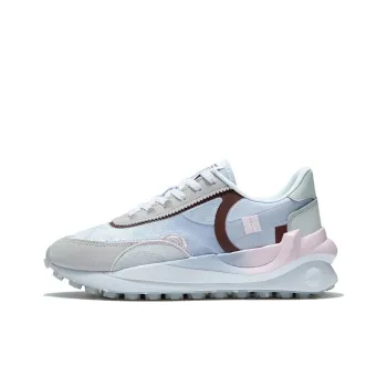 LiNing Square Durable Breathable Low Top Sports Casual Shoes Women's Gray Blue