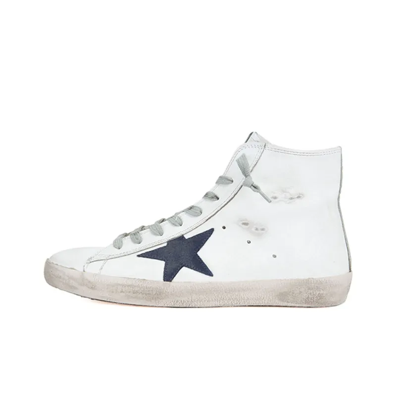 Golden Goose Francy Stylish Skateboarding Shoes Men's White-0