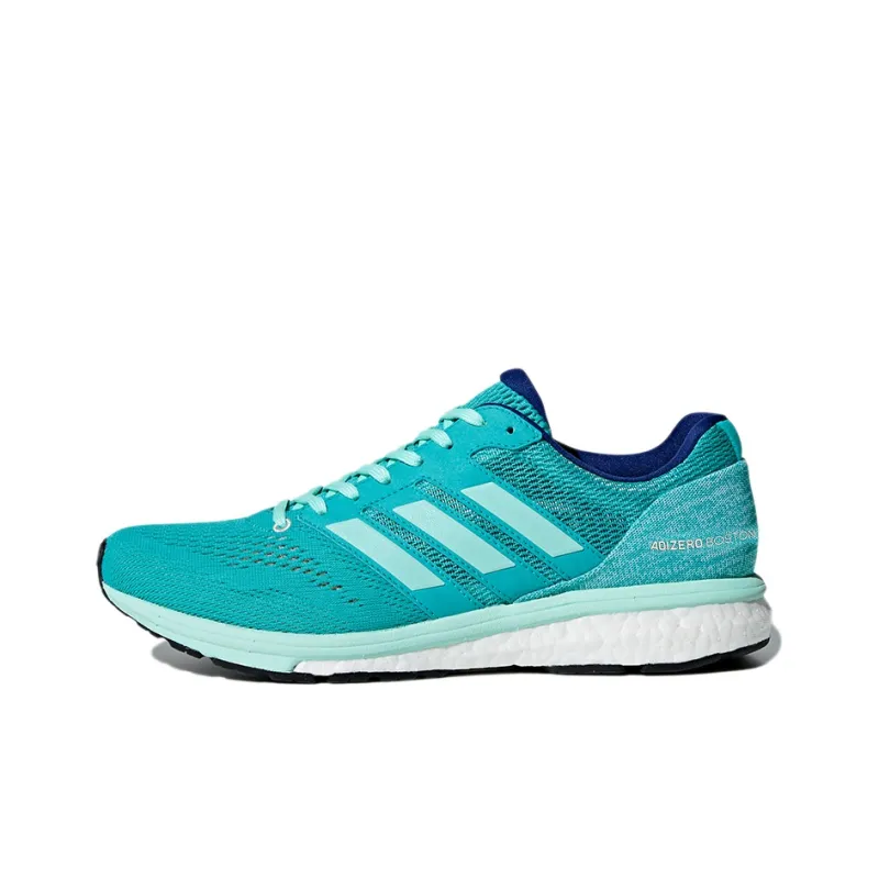Adidas Adizero Boston 7 Slip-Resistant Low-Top Running Shoes Women's Mint Green-0