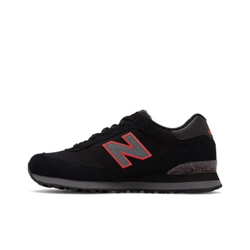 New Balance NB 515 Running Shoes Men Low-Top Black/Red