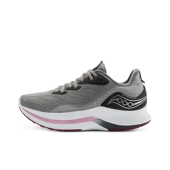 Saucony Cushioning Anti-Slip And Wear-Resistant Low-Top Running Shoes Women's Gray Pink