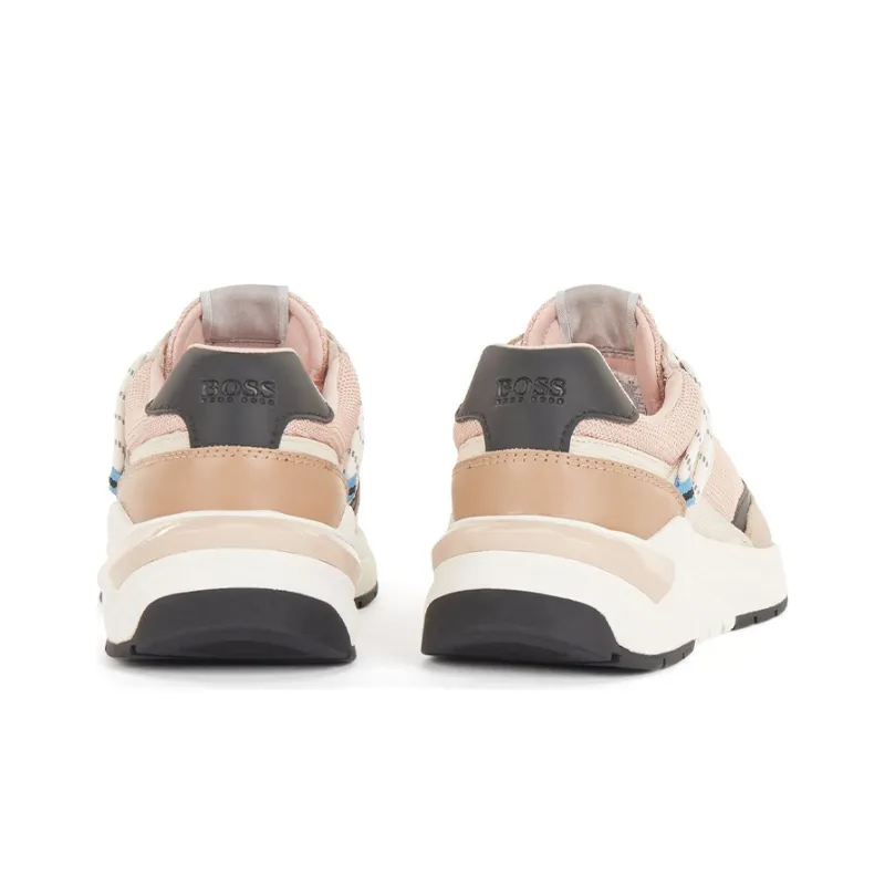 HUGO BOSS Casual Shoes Women's Low-Top Light Beige-3