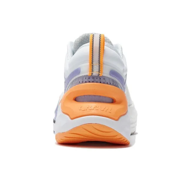 LiNing Furious Rider 6.0 Cushioning Anti Slip And Wear Resistant Support Reflective Low Top Running Shoes Women's White-4