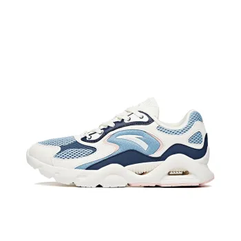 ANTA Running Shoes Women's Low Top Ivory White/Space Gray