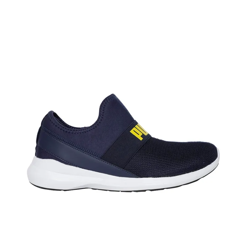 PUMA Pace Slip On Pace Slip On Idp Low Top Running Shoes Men's Blue White-1