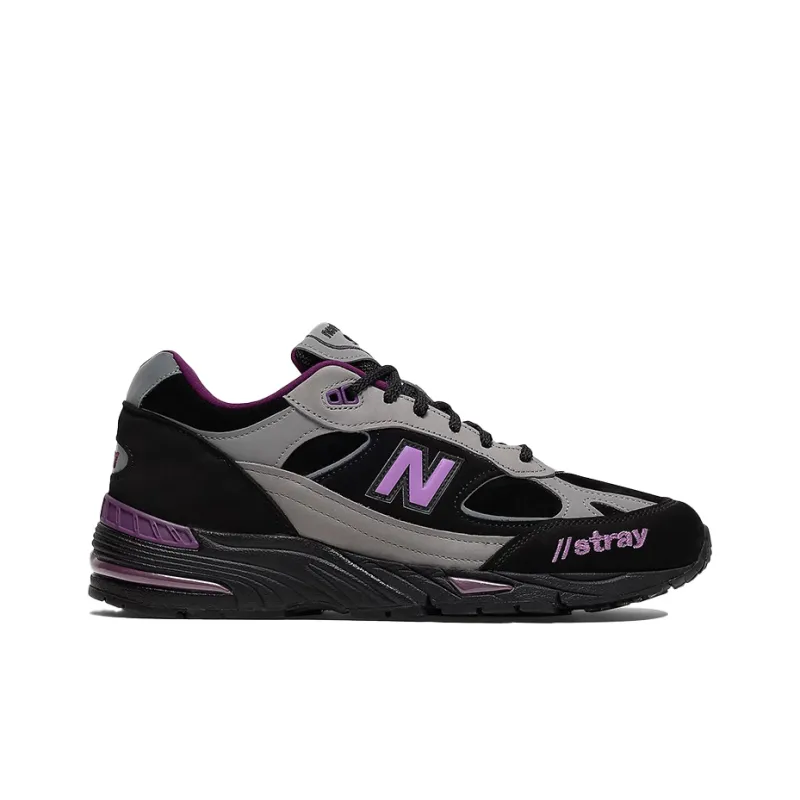 New Balance 991 Stray Rats Black Women's-1