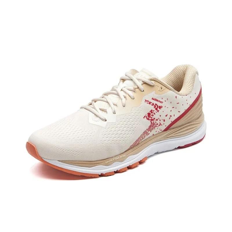 361° Wear-Resistant Low-Top Running Shoes Men's White Umber Comfortable Cushioning Sports-1