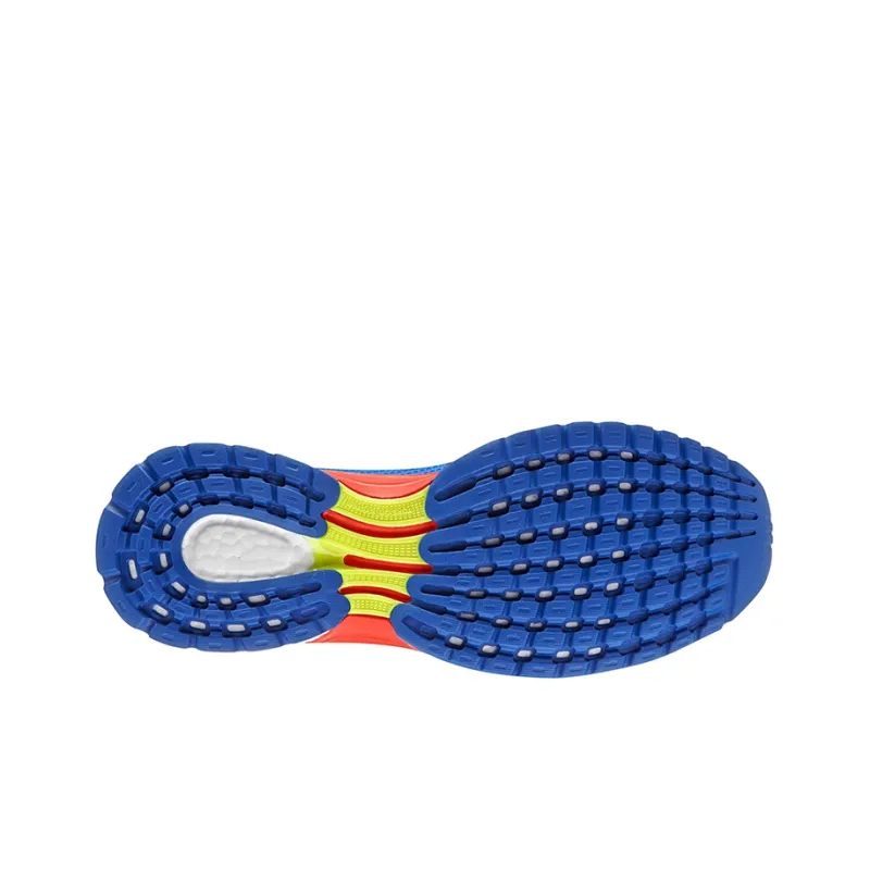 Adidas Response Boost Techfit Cushioning Anti-Slip Wear-Resistant Breathability Low-Top Running Shoes Men's Black Blue-5