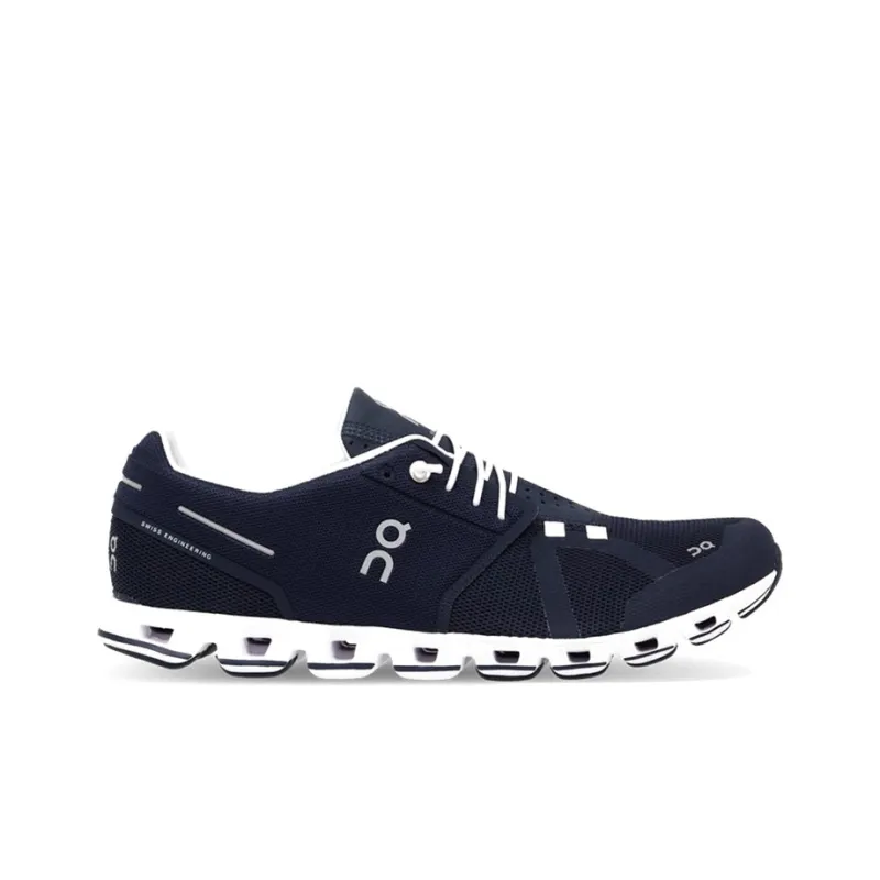 On Cloud In Navy Cloud Low Top Running Shoes Men's Marine Blue-1