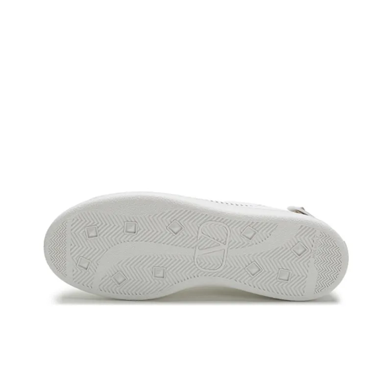 Valentino Open Low Top Skateboard Shoes Women's White-5