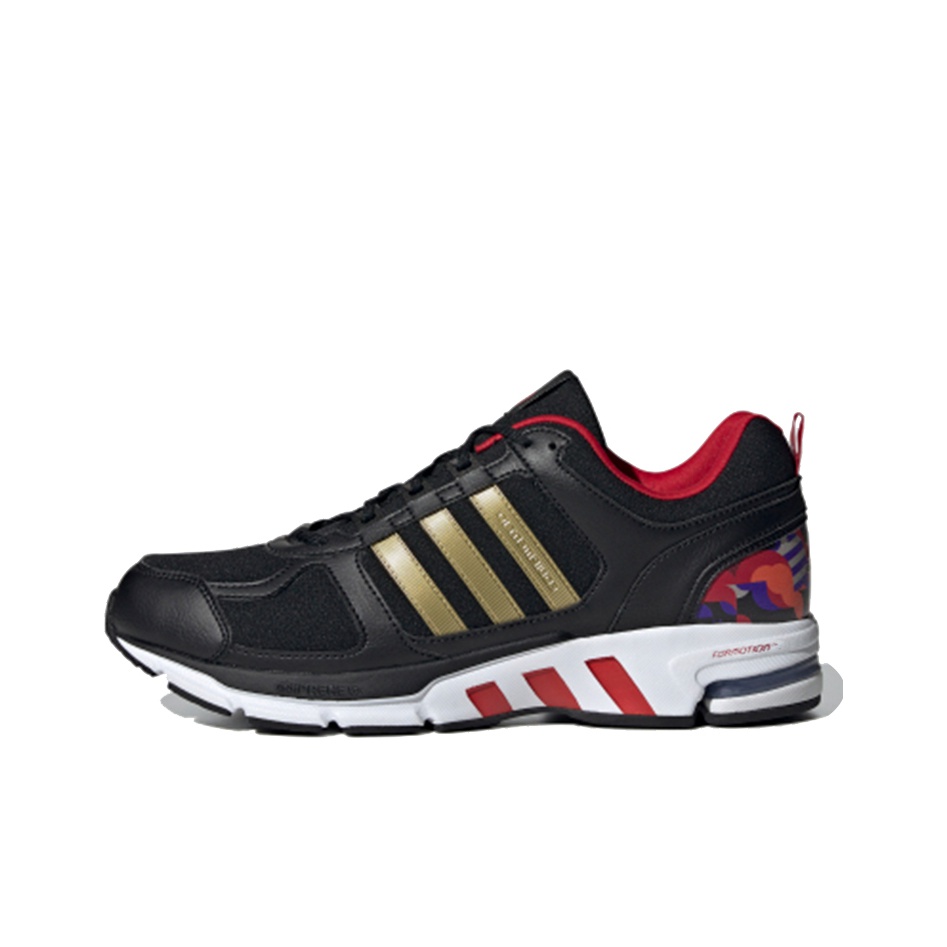 Adidas Equipment 10 Black Gold Red POIZON