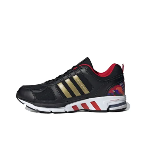 Adidas Equipment 10 Running Shoes Unisex Low-Top Black/Gold/Red