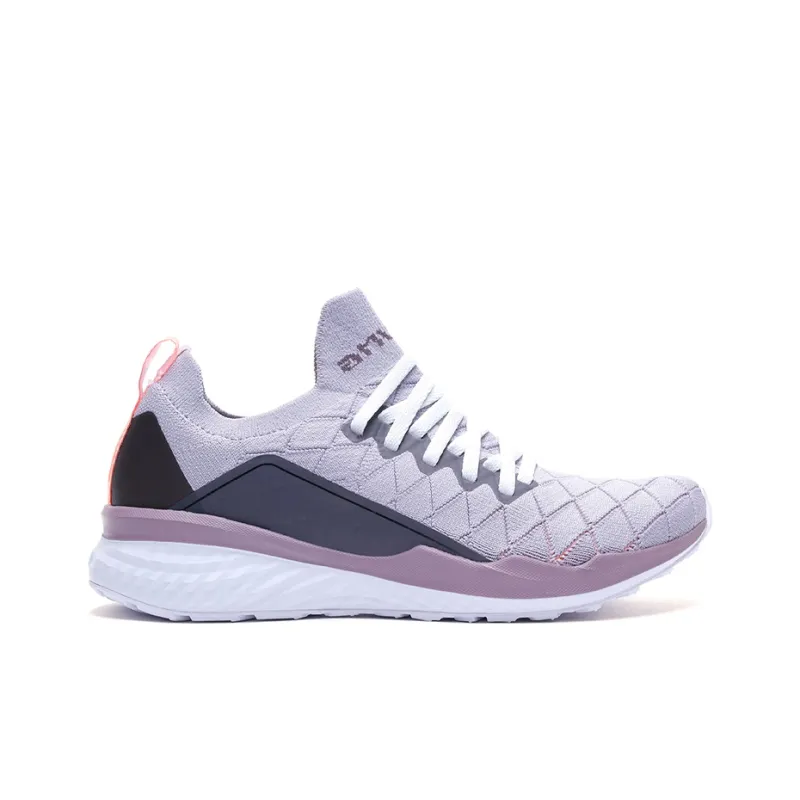 LiNing Cloud 5 V Shield Cushioned Anti-Slip And Wear-Resistant Lightweight Low-Top Running Shoes Women's Purple-1
