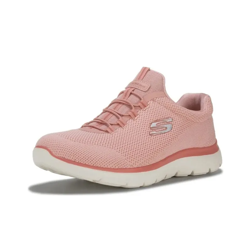 Skechers Summits - Cool Classic Low-Top Running Shoes Women's Pink-2