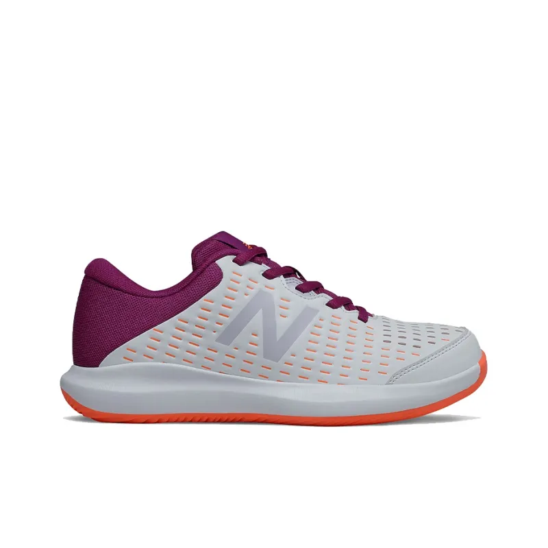 New Balance NB 696 Series Tennis Shoes Women's Low-Top Purple/Orange/White-1